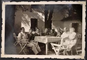 1937-1939 "Németországi képek", fotóalbum főleg Pinkafőről és Bécsről, albumba rendezve, f...