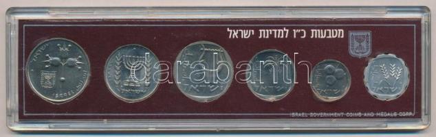 Izrael 1974. 1a-1L (6xklf) forgalmi sor dísz szettben, tanúsítvánnyal T:1 
Israel 1974. 1 Agora - 1...