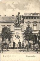 Rimaszombat, Rimavska Sobota; Tompa Mihály szobor, Törvényszék / statue, court (lyukak / pinholes)
