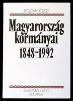 Bölöny József: Magyarország kormányai 1848-1992. Csatolva: Közös miniszterek - horvát bánok - Fiumei kormányzók 1867-1918. Bp., 1992, Akadémiai Kiadó. Negyedik, bővített és javított kiadás. Kiadói kartonált papírkötés.