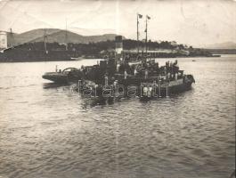 1915 10db haditengerészeti fotó képeslap+1 fénykép / Austro Hungarian navy, 10 photo postcards+1 photo