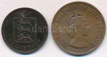 Guernsey 1911H 4D Br + Jersey 1964. 1/12sh Br T:2,2-
Guernsey 1911H 4 Doubles Br + Jersey 1964. 1/1...
