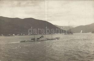 1915 10db haditengerészeti fotó képeslap+1 fénykép / Austro Hungarian navy, 10 photo postcards+1 pho...