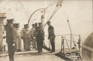 1915 10db haditengerészeti fotó képeslap+1 fénykép / Austro Hungarian navy, 10 photo postcards+1 pho...