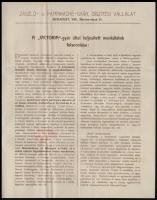 1908 Budapest. Victoria zászlógyár és díszítő vállalat díszes fejlécű számlája