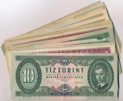 30db-os vegyes magyar forint bankjegy tétel T:III,III-,IV közte egy ragasztott