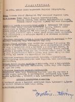 cca 1960 Magyar Birkózó Szövetség sportfegyelmi testületeinek anyaga. Fegyelmi ülések iratanyaga töb...