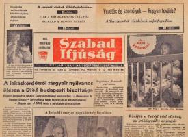 1956 9 db különböző forradalom ideje alatt megjelent újság a forradalom híreivel, jó állapotban