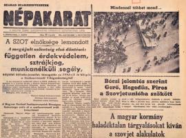 1956 9 db különböző forradalom ideje alatt megjelent újság a forradalom híreivel, jó állapotban