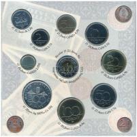 1997. 50f-200Ft (10xklf) forgalmi sor, benne 200Ft Ag "Deák", karton díszcsomagolásban T:B...