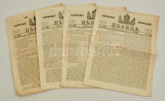 1840 A Serbske Narodnye Novinye c. magyarországi szerb újság 4 száma