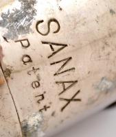 1938 Sanax elektromos masszírozógép ( nem kipróbált) és gumis hátmasszírozó, 23×20 cm, h:44 cm