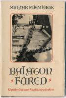Balatonfüred. Magyar műemlékek sorozat Képzőművészeti Alap Kiadóvállalat - 10 db modern képeslap saját tokjában