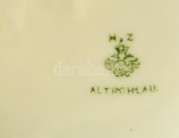 cca  MZ Altrohlau  1914/15 Ferenc József és II. Vilmossal díszített porcelán bögre,matricás, jelzett...