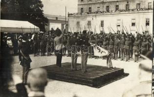 1917 Bécsújhely, tisztavatás és eskü, WWI K.u.K. military officers' inauguration and oath in Wiener Neustadt, photo