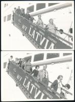 Vegyes kis fotó tétel: életképek, utazások, stb., egy részük hátulján feliratozva, különböző méretbe...