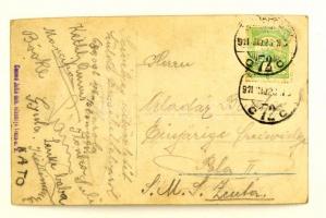 1911 Kéthly Anna (1889-1976) szociáldemokrata politikus, későbbi miniszter saját kezű aláírása egy a...