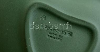 Wedgwood biszkvit szív alakú tálka, jelzett, hibátlan, 11×10 cm