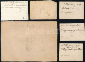 cca 1920-1980 Régi idők focija, 19 db futballélettel kapcsolatos fotó, többek között a rákoscsabai c...