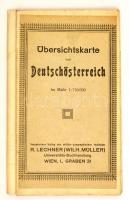 1920 Deutschösterreich / Ausztria térképe. Érdekessége, hogy Sopron és a környező települések még Au...
