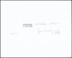 1986 Jankovszky György (1946- ): Víkendház XII/A, aláírt, feliratozva, hátulján pecséttel jelzett, r...