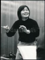 Ken-Ichiro Kobayashi (1940-) japán karmester dedikált fotója / autograph signed photo of Japanese composer. 9x12 cm