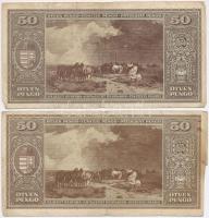 1945. 50P (4x) T:III,III-