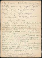 1935 Hóman Bálintné Dáni Borbála (1891?-1981) aláírásaa Katolikus Társaság báljának meghívóján