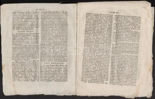 1833 Bétsi magyar kurír 48. száma, érdekes korabeli hírekkel számos országból