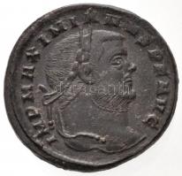 Római Birodalom / Aquileia / Galerius 299. AE Follis (9,84g) T:2 Roman Empire / Aquileia / Galerius 299. AE Follis IMP MAXIMIANVS P F AVG / GENIO POPV-LI ROMANI - AQS (9,84g) C:XF RIC VI 28b var.
