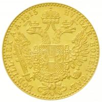 Ausztria 1915. Dukát Au "Ferenc József" utánveret (3,5g/0.986) T:1-
Austria 1915. 1 Ducat...