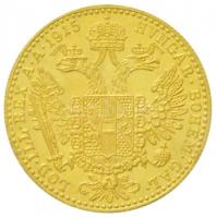 Ausztria 1915. Dukát Au "Ferenc József" utánveret (3,46g/0.986) T:1-
Austria 1915. 1 Duca...