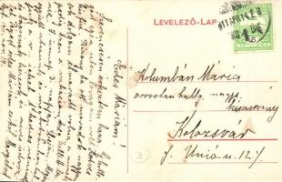 Gyulafehérvár, Karlsburg, Alba Iulia; Piac tér, Hungária szálloda, Jakabffy Albert és Weisz Adolf üz...