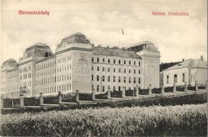 Marosvásárhely, Targu Mures; katonai alreáliskola / military school (vágott / cut)