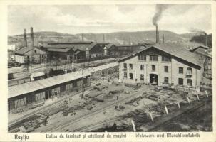 Resica, Resita; Hengermű és gépgyár / Uzina de laminat si atelierul de masini / Walzwerk / Rolling mill and machinery factory