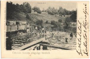 Szováta-sósgyógyfürdő, Sovata; Fekete sóstó fürdő. Weinrich S. felvétele / salt spa (EK)