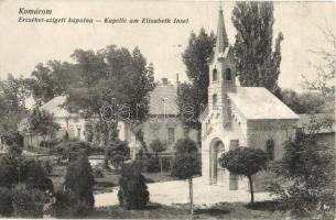 Komárom, Komárno; Erzsébet szigeti kápolna / chapel + K.u.K. Garnissonspital No. 18. XIV. Krankenabteilung