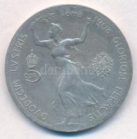 Ausztria 1908. 5K Ag "Ferenc József - Jubileum" T:2-,3 Austria 1908. 5 Corona Ag "Fra...