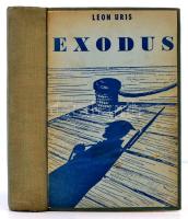 Uris, Leon: Exodus. New York, 1958, Pro Arte. Kicsit kopott félvászon kötésben.