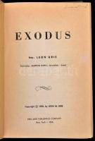 Uris, Leon: Exodus. New York, 1958, Pro Arte. Kicsit kopott félvászon kötésben
