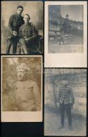 cca 1916 8 db I. világháború környéki katonai fotó és fotólap