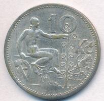 Csehszlovákia 1932. 10K Ag T:2-  Czechoslovakia 1932. 10 Korun Ag C:VF