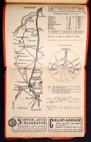 Touring Club Magyarország, térképfüzet számos térképpel, információkkal, reklámmal