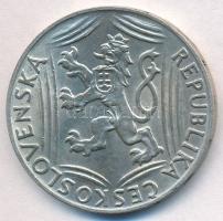 Csehszlovákia 1948. 100K Ag "Függetlenség" T:1-,2 Czechoslovakia 1948. 100 Korun Ag "...