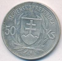 Szlovákia 1944. 50K Ag "Függetlenség 5. évfordulója" T:2 kis ph.
Slovakia 1944. 50 Korun ...