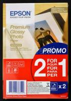 2 csomag Epson Premium fotópapír, 2×40 db, 10×15 cm