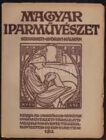 1912 Magyar Iparművészet. XV. évf. 5 sz. Szerk.: Györgyi Kálmán. Papírkötésben, gazdagon illusztrálva, rengeteg korabeli reklámmal.