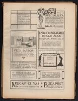 1912 Magyar Iparművészet. XV. évf. 5 sz. Szerk.: Györgyi Kálmán. Papírkötésben, gazdagon illusztrálv...