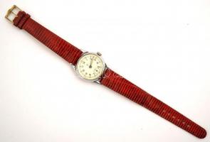 Thiel mechanikus karóra bőr szíjjal. Működő állapotban