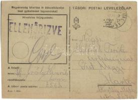 1943 Elmennék a babám mellé csicskásnak... Tábori Postai Levelezőlap / WWII Hungarian Feldpost